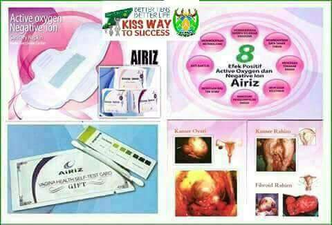 AiRiZ - Active Oxygen and Negative Ion Sanitary Napkins